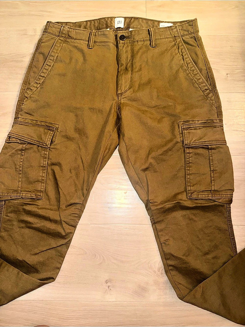 GAP Men's Cargo Pants Brown Waist 34